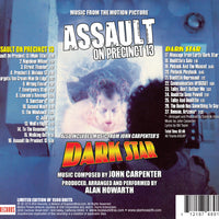 ASSAULT ON PRECINCT 13 / DARK STAR - Original Scores by John Carpenter