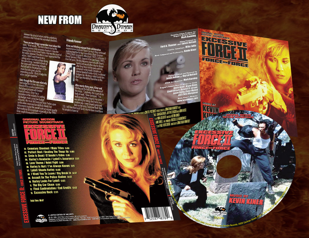 EXCESSIVE FORCE II: FORCE ON FORCE - Original Soundtrack by Kevin Kine
