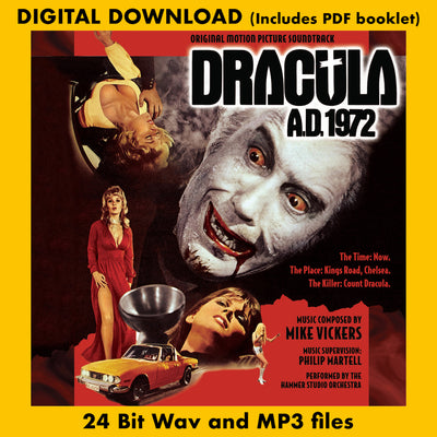 DRACULA A.D. 1972 - Original Motion Picture Soundtrack by Mike Vickers
