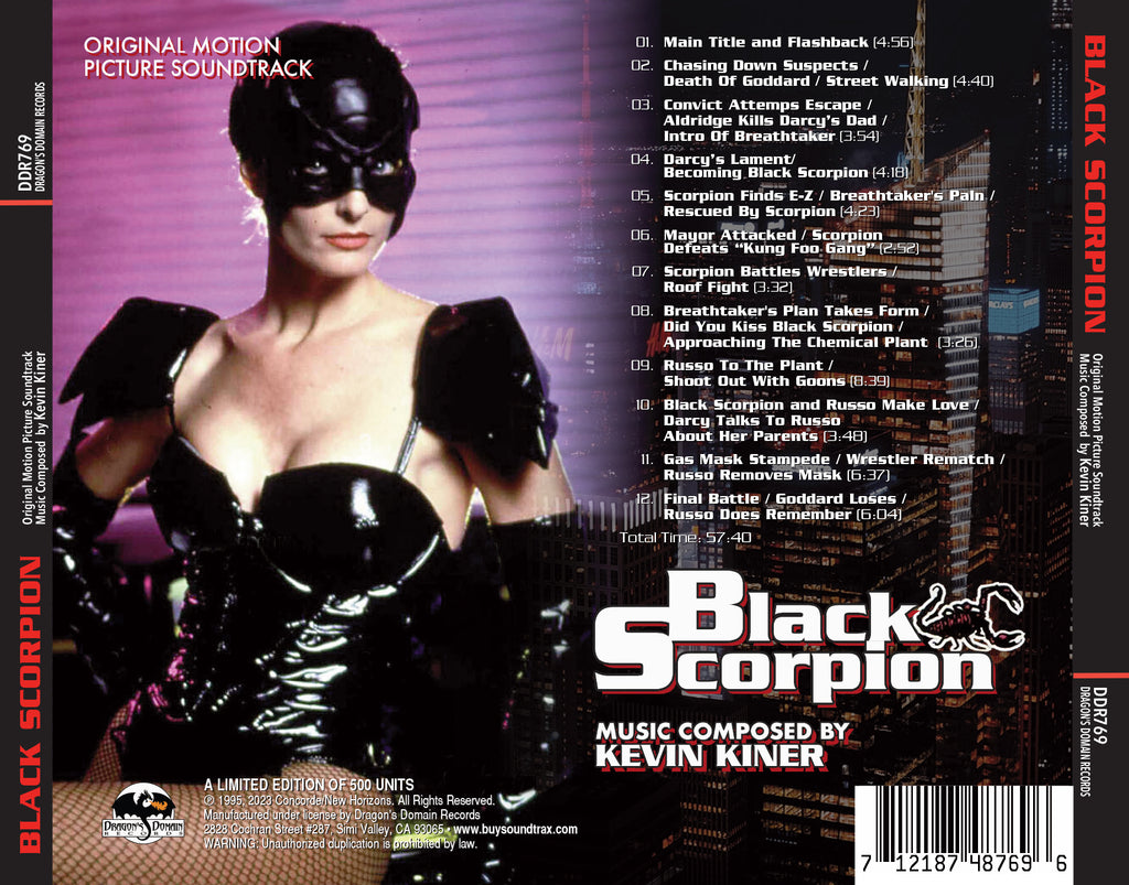 BLACK SCORPION - Original Soundtrack by Kevin Kiner