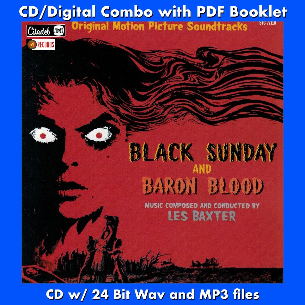 BLACK SUNDAY BARON BLOOD Original Soundtracks By Les Baxter black-sunday-baron-blood-original-soundtracks-by-les-baxter
