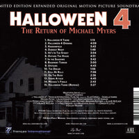 HALLOWEEN IV: THE RETURN OF MICHAEL MYERS - Original Soundtrack by Alan Howarth