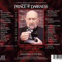 PRINCE OF DARKNESS - Original Soundtrack by John Carpenter & Alan Howarth 2-CD SET