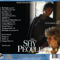 SHY PEOPLE - Original Soundtrack Recording by Tangerine Dream