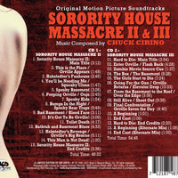 SORORITY HOUSE MASSACRE II & III - Original Soundtracks by Chuck Cirino