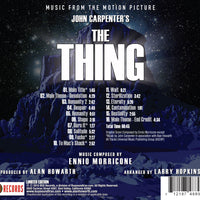 THE THING - Music from the Motion Picture by Ennio Morricone