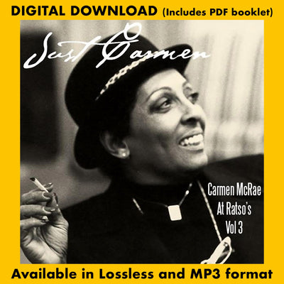 JUST CARMEN: CARMEN McRAE AT RATSO'S VOLUME 3