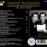 FRANZ WAXMAN: LEGENDARY HOLLYWOOD VOL. 3 - THE GREAT LADIES