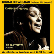 CARMEN McRAE AT RATSO'S VOLUME 1