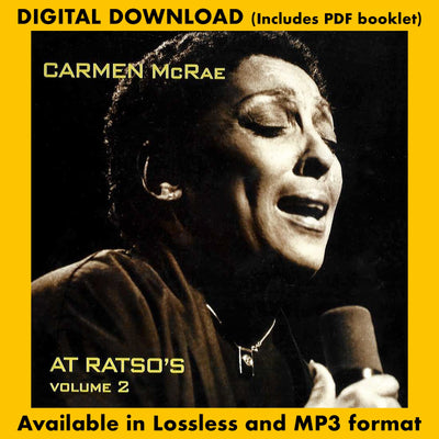 CARMEN McRAE AT RATSO'S VOLUME 2