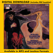 HOWARD HANSON: String Quartet / RANDALL THOMPSON: String Quartets 1 and 2