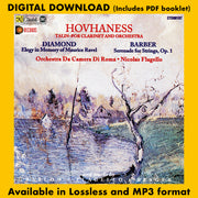 HOVHANESS: Talin-For Clarinet and Orchestra / Works by Barber, Diamond, Flagello, Barlow, Others