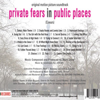 PRIVATE FEARS IN PUBLIC PLACES (COEURS) - Original Motion Picture Soundtrack by Mark Snow