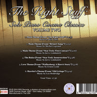 THE RIGHT STUFF: SOLO PIANO CINEMA CLASSICS VOLUME TWO