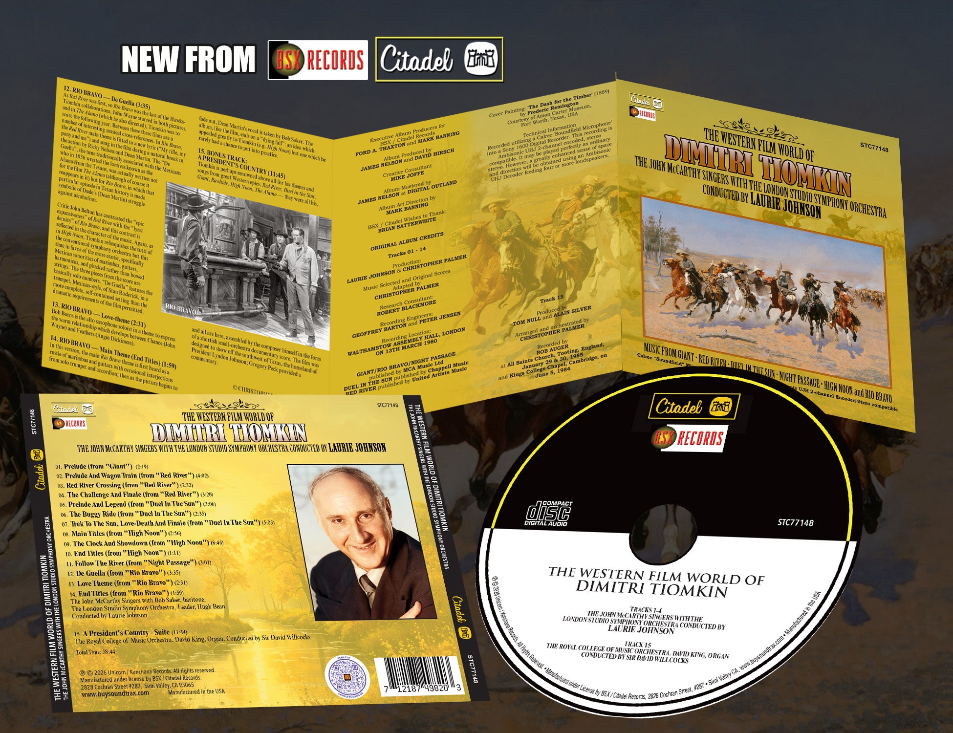 THE WESTERN FILM WORLD OF DIMITRI TIOMKIN | Buysoundtrax