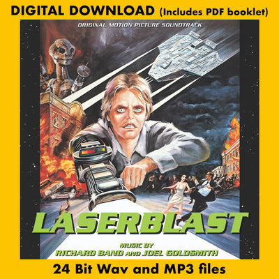 LASERBLAST - Original Motion Picture Soundtrack by Richard Band and Joel Goldsmith