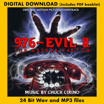 976-EVIL 2: THE ASTRAL FACTOR - Original Motion Picture Soundtrack by Chuck Cirino