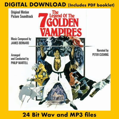 LEGEND OF THE SEVEN GOLDEN VAMPIRES - Original Motion Picture Soundtrack/Story Album by James Bernard