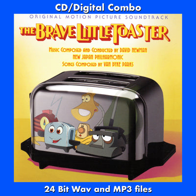 THE BRAVE LITTLE TOASTER - Original Soundtrack by David Newman and Van Dyke Parks (CD comes with Free Digital Download-24 Bit Wav, MP3)