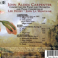 JOHN ALDEN CARPENTER: CONCERTINO FOR PIANO AND ORCHESTRA