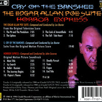 CRY OF THE BANSHEE/THE EDGAR ALLEN POE SUITE/HORROR EXPRESS - Original Soundtracks by Les Baxter and John Cacavas