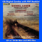 DANIEL-LESUR: Andrea Del Sarto, A Symphonic Poem / CONSTANT: Turner - Three Essays for Orchestra / Roussel - Suite in F, Op. 33 / Tomasi - Fanfares Liturgiques