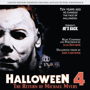 HALLOWEEN IV: THE RETURN OF MICHAEL MYERS - Original Soundtrack by Alan Howarth