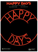 HAPPY DAYS - Theme from the TV Series - Sheet Music