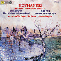 HOVHANESS: Talin-For Clarinet and Orchestra / Works by Barber, Diamond, Flagello, Barlow, Others