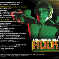 The Incredible Hulk - Original TV Soundtrack by Joe Harnell