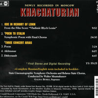 KHACHATURIAN: Poem to Stalin • Ode In Memory of Lenin • Three Concert Arias