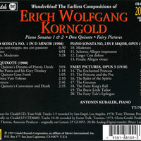 ERICH WOLFGANG KORNGOLD ‎– Piano Sonatas 1 & 2, Don Quixote, Fairy Pictures