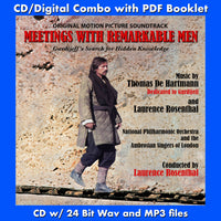 MEETINGS WITH REMARKABLE MEN - Original Motion Picture Soundtrack by Thomas De Hartmann and Laurence Rosenthal