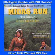 MIDAS RUN / HOUSE AFTER 5 YEARS OF LIVING / THE NIGHT VISITOR - Original Soundtracks by Elmer Bernstein and Henry Mancini