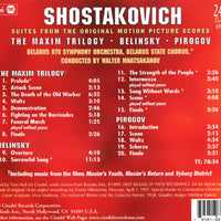 SHOSTAKOVICH FILM SCORES: The Maxim Trilogy - Including Music from the films 'Maxim's Youth', 'Maxim's Return', and 'Vyborg District'