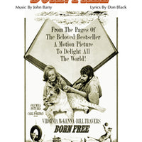 BORN FREE: Title Song by John Barry - Sheet Music