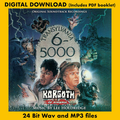 TRANSYLVANIA 6-5000/KORGOTH OF BARBARIA - Original Soundtrack Recordings